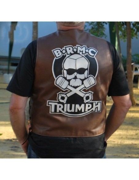 PARCHE DE PIEL B.R.M.C. TRIUMPH MARLON BRANDO " EL SALVAJE"