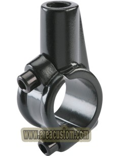 ABRAZADERA ESPEJO CROMADA PARA MANILLAR 22 O 25,4 MM