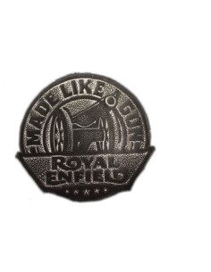 PARCHE PIEL ROYAL ENFIELD MADE LIKE GUN