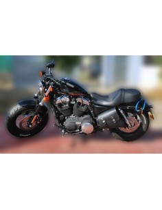 ALFORJA BASCULANTE LEGION NEGRO IZDO PARA HD SPORTSTER