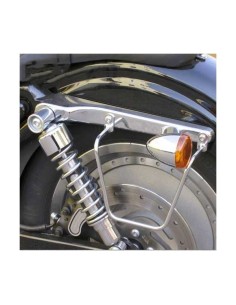 ALFORJAS PIEL ALHAMA TRENZADO COCO PARA HD SPORTSTER