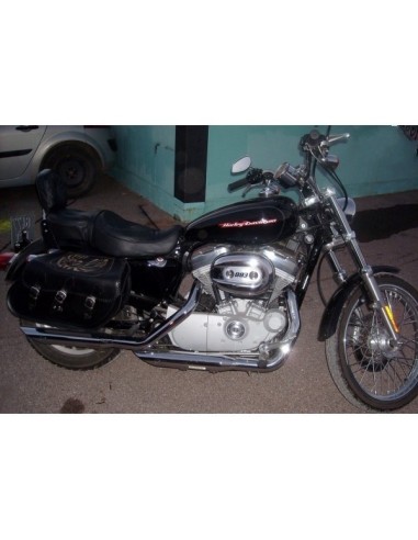 ALFORJAS RIGIDAS IBER TRENZADA ÁGUILA ALAS PARA SPORTSTER H.D