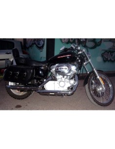 ALFORJAS RIGIDAS IBER TRENZADA ÁGUILA ALAS PARA SPORTSTER H.D