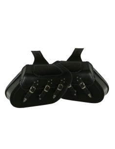 ALFORJAS RIGIDAS IBER BÁS TRENZADA COCO SPORTSTER H.D