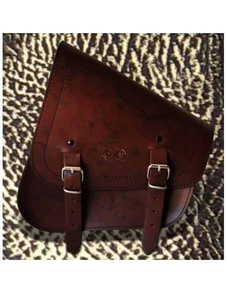 ALFORJA BASCULANTE GADIZ BÁSICA MARRÓN IZDA SPORTSTER HD 883-1200