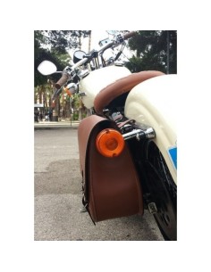 ALFORJA SCIPION BÁSICA IZDA MARRÓN CLARO UNIVERSAL