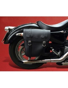 ALFORJA PIEL CENTURION HCO AMORT DCHA SPORTSTER H.D