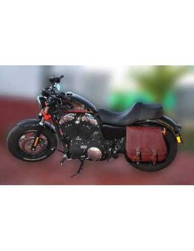 ALFORJA PIEL SCIPION HCO AMORT IZDA MARRÓN SPORTSTER H.D ALFORJA PIEL SCIPION HCO AMORT IZDA MARRÓN SPORTSTER H.D