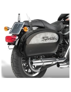 ALFORJAS RÍGIDAS SAHARA LOGO SPORTSTER PARA SPORTSTER H.D