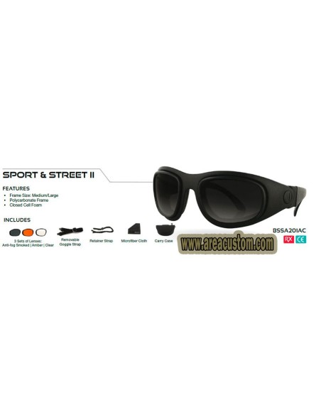GAFAS SPORT & STREET 2 BOBSTER CON LENTES INTERCAMBIABLES