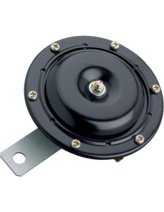 BOCINA NEGRA 10 CM DIAMETRO HOMOLOGADA