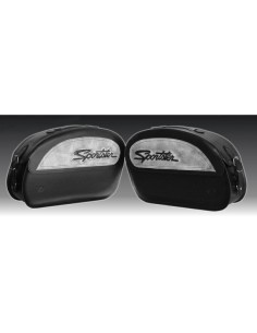 ALFORJAS RÍGIDAS SAHARA LOGO SPORTSTER PARA SPORTSTER H.D