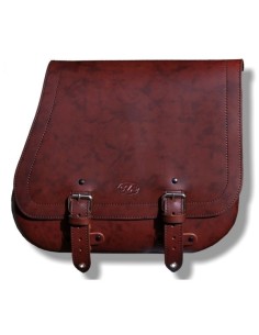 ALFORJA PIEL SCIPION HCO AMORT DERECHA MARRÓN SPORTSTER H.D