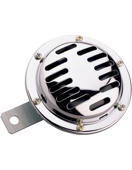 BOCINA CROMADA 9,5 CM DIAMETRO HOMOLOGADA