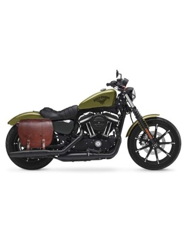 ALFORJA PIEL BANDO BÁSICA MARRÓN HCO AMORT DCHA SPORTSTER H.D 883-1200 ALFORJA PIEL BANDO BÁSICA MARRÓN HCO AMORT DCHA SPORTSTER H.D 883-1200