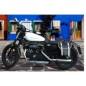 ALFORJA PIEL CENTURION HCO AMORT IZDA NEGRO/BLANCO SPORTSTER H.D ALFORJA PIEL CENTURION HCO AMORT IZDA NEGRO/BLANCO SPORTSTER H.D