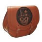 ALFORJA PIEL SPARTA SKULL HAT MARRÓN CUERO HCO AMORT DERECHA SPORTSTER H.D ALFORJA PIEL SPARTA SKULL HAT MARRÓN CUERO HCO AMORT DERECHA SPORTSTER H.D