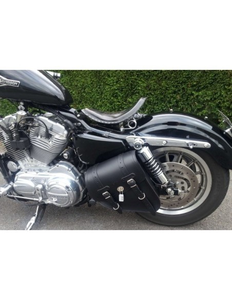 ALFORJA BASCULANTE TROYANO IZDA PARA SPORTSTER H.D