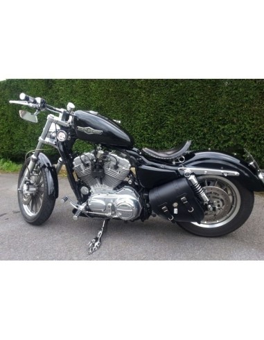 ALFORJA BASCULANTE TROYANO IZDA PARA SPORTSTER H.D