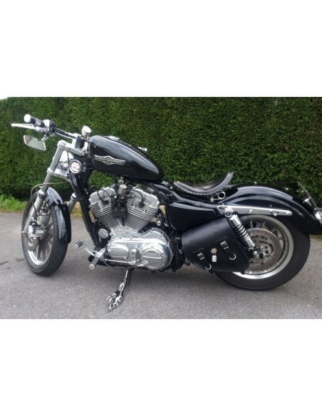 ALFORJA BASCULANTE TROYANO IZDA PARA SPORTSTER H.D