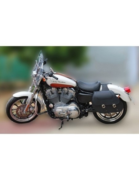 ALFORJAS RÍGIDAS TEMPLARIO TRENZADO HCO AMORT SPORTSTER H.D