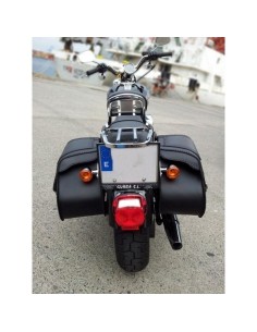 ALFORJAS RÍGIDAS TEMPLARIO TRENZADO HCO AMORT SPORTSTER H.D