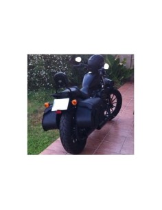 ALFORJAS RÍGIDAS TEMPLARIO TRENZADO HCO AMORT SPORTSTER H.D