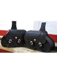 ALFORJAS RÍGIDAS TEMPLARIO TRENZADO HCO AMORT SPORTSTER H.D