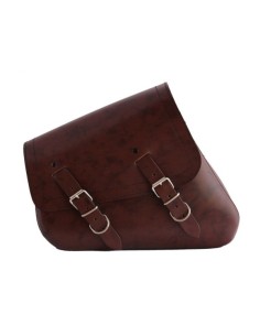 ALFORJA BASCULANTE LEGION MARRÓN CUERO IZDA SPORTSTER H.D 883-1200