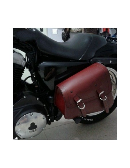 ALFORJA BASCULANTE LEGION ROJIZO IZDA SPORTSTER H.D 883-1200