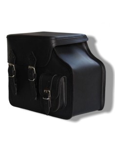 ALFORJA PIEL MAGNO BÁSICA IZQUIERDA SPORTSTER H.D