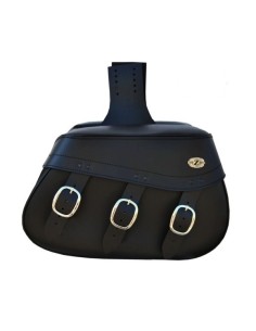 ALFORJAS PIEL PIZARRO BASICAS TRENZADA UNIVERSAL