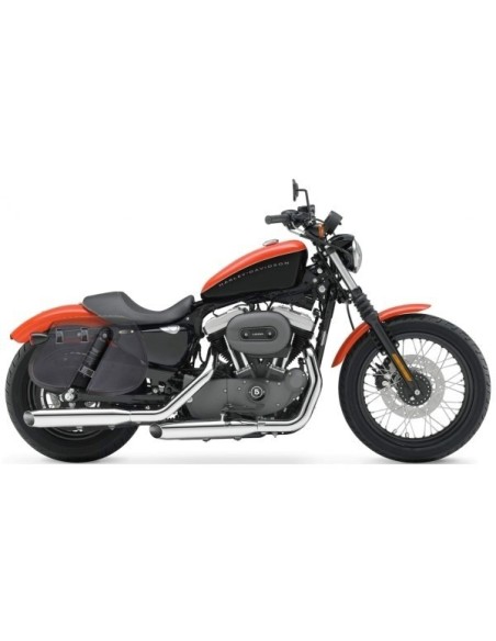 ALFORJAS PIEL PIZARRO CELTIC PARA H.D SPORTSTER 883