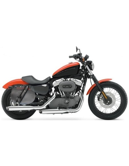 ALFORJA PIEL SPARTA BÁSICA HCO AMORT DERECHA SPORTSTER H.D