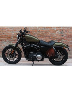 ALFORJA BASCULANTE GADIZ BÁSICA MARRÓN DCHA SPORTSTER HD 883-1200