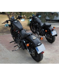 SET ALFORJAS HÉRCULES CON PORTABOTELLAS REGUL SPORTSTER H.D