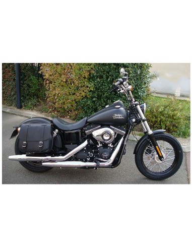 ALFORJAS PIEL ULISES BASICA PARA DYNA STREET-BOB H.D