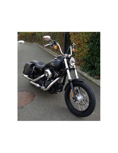 ALFORJAS PIEL ULISES BASICA PARA DYNA STREET-BOB H.D