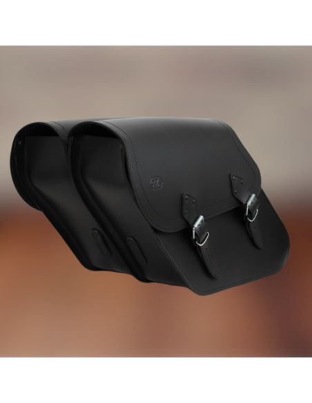 ALFORJAS PIEL GORUM BASICA PARA DYNA STREET-BOB HARLEY DAVIDSON