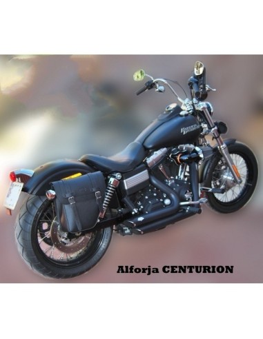 ALFORJA PIEL CENTURION DCHA PARA DYNA STREET-BOB H.D