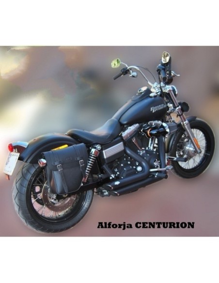 ALFORJA PIEL CENTURION DCHA PARA DYNA STREET-BOD H.D