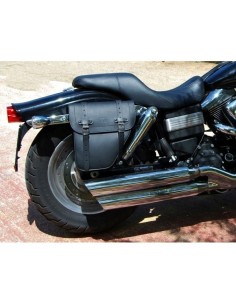 ALFORJAS PIEL CENTURION ADAPTADAS PARA DYNAS HARLEY DAVIDSON