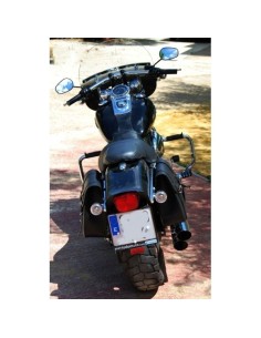 ALFORJAS PIEL CENTURION ADAPTADAS PARA DYNAS HARLEY DAVIDSON