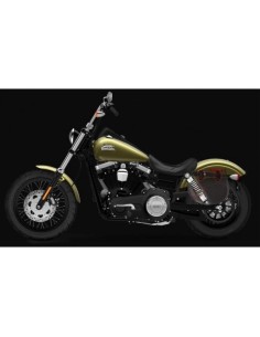 ALFORJA PIEL SPARTA ARMY STAR VERDE MILITAR DCHA DYNA STREET BOB H.D
