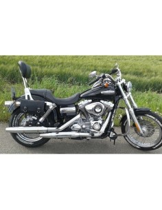 ALFORJA PIEL OLIMPO BÁSICA PARA DYNA FAT BOB H.D