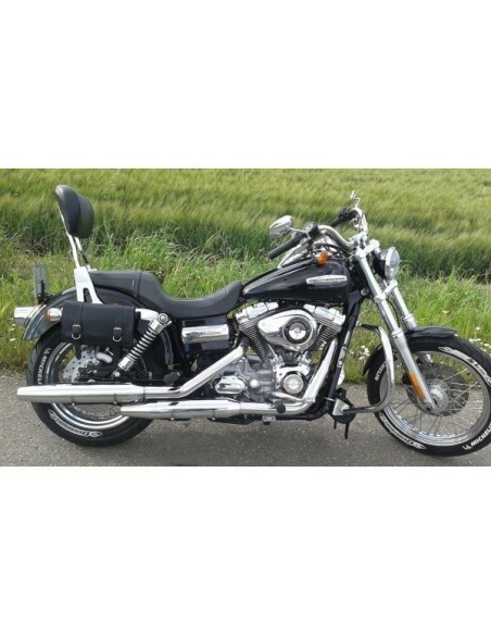 ALFORJA PIEL OLIMPO BÁSICA PARA DYNA FAT BOB H.D