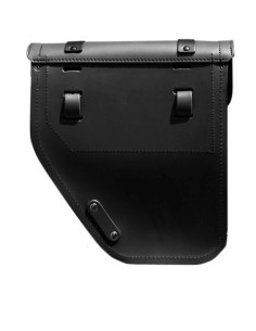 ALFORJA PIEL CENTURION PARCHE CALAVERA DCHA PARA DYNA H.D