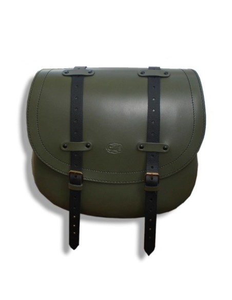 ALFORJA PIEL BANDO PLATOON IZDA STREET-BOB DYNA H.D