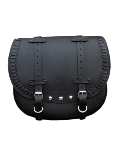 ALFORJA LATERAL PIEL FAT BANDO BASICA UNIVERSAL