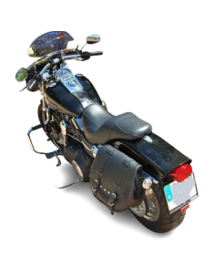 ALFORJA LATERAL PIEL BANDO PARA SOFTAIL FAT-BOY H.D